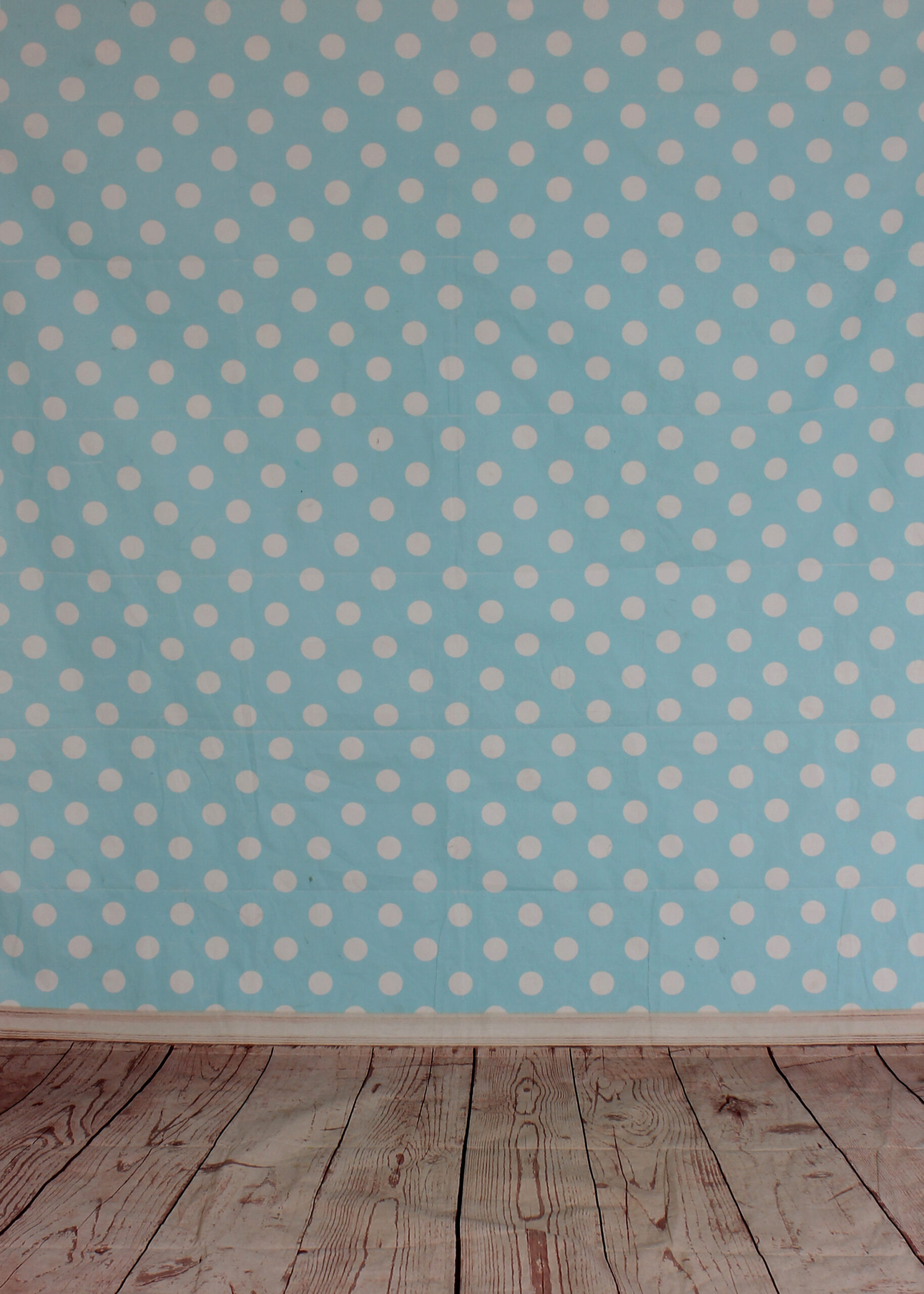 BACKDROP_Blue & white polka wood floor – Copy
