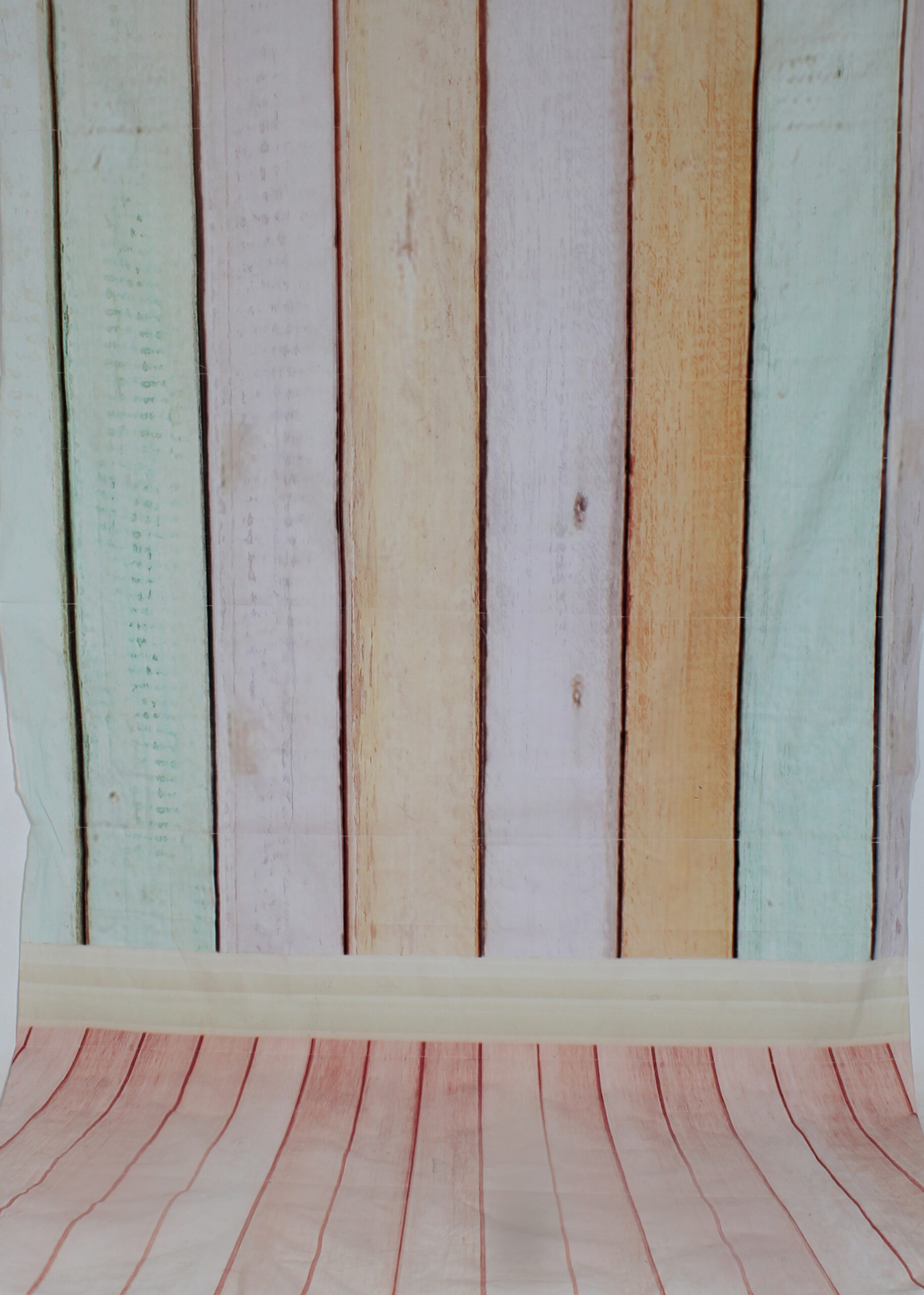 BACKDROP_Rainbow color wood floor