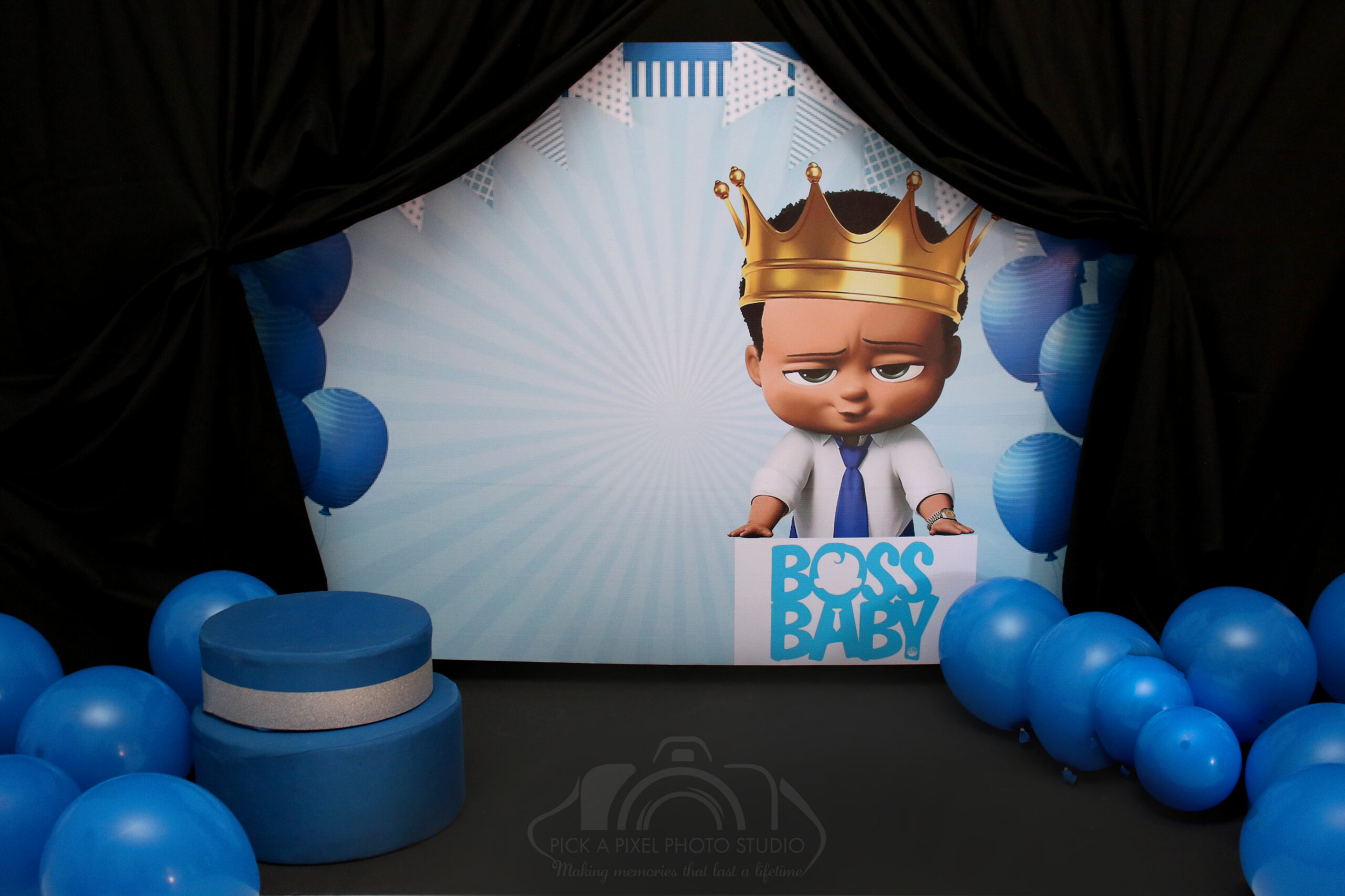 BACKDROP_black boss baby boy