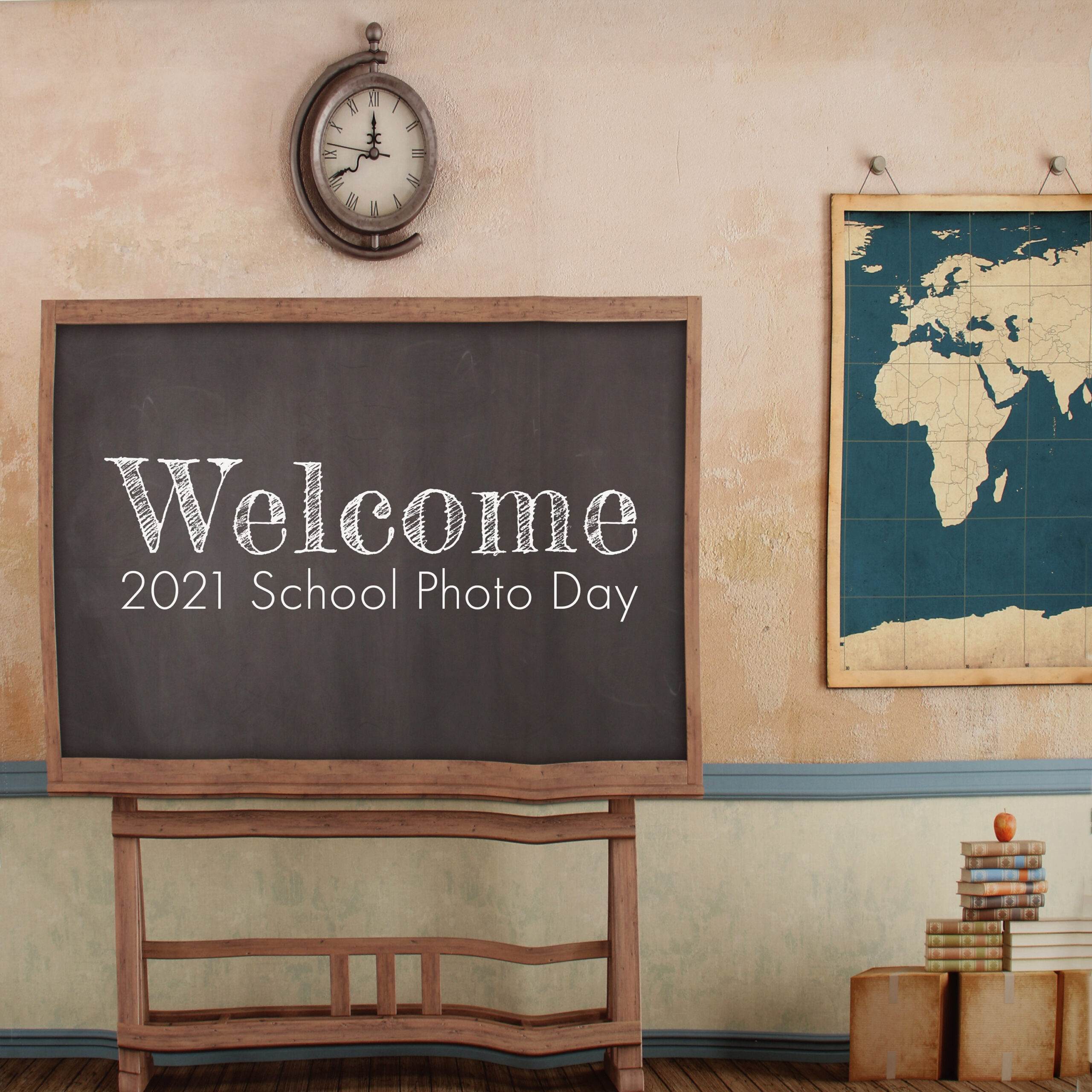 BACKDROP_skool chalk board foto